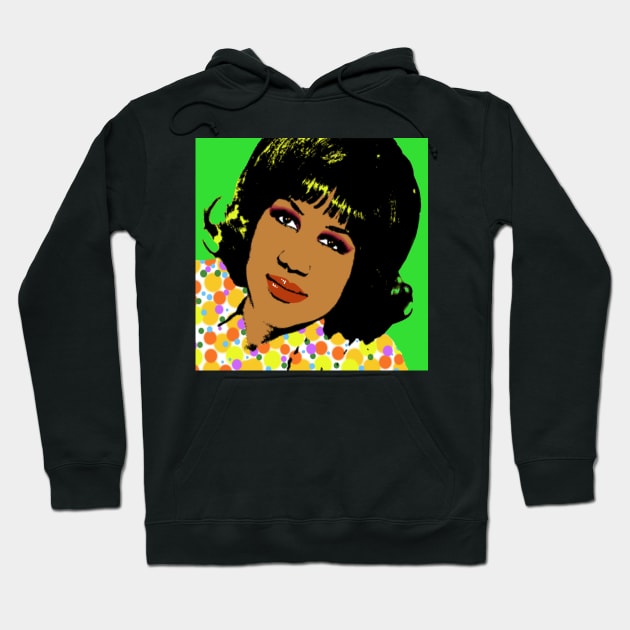 Aretha Franklin POP #1 Hoodie by SiSuSiSu